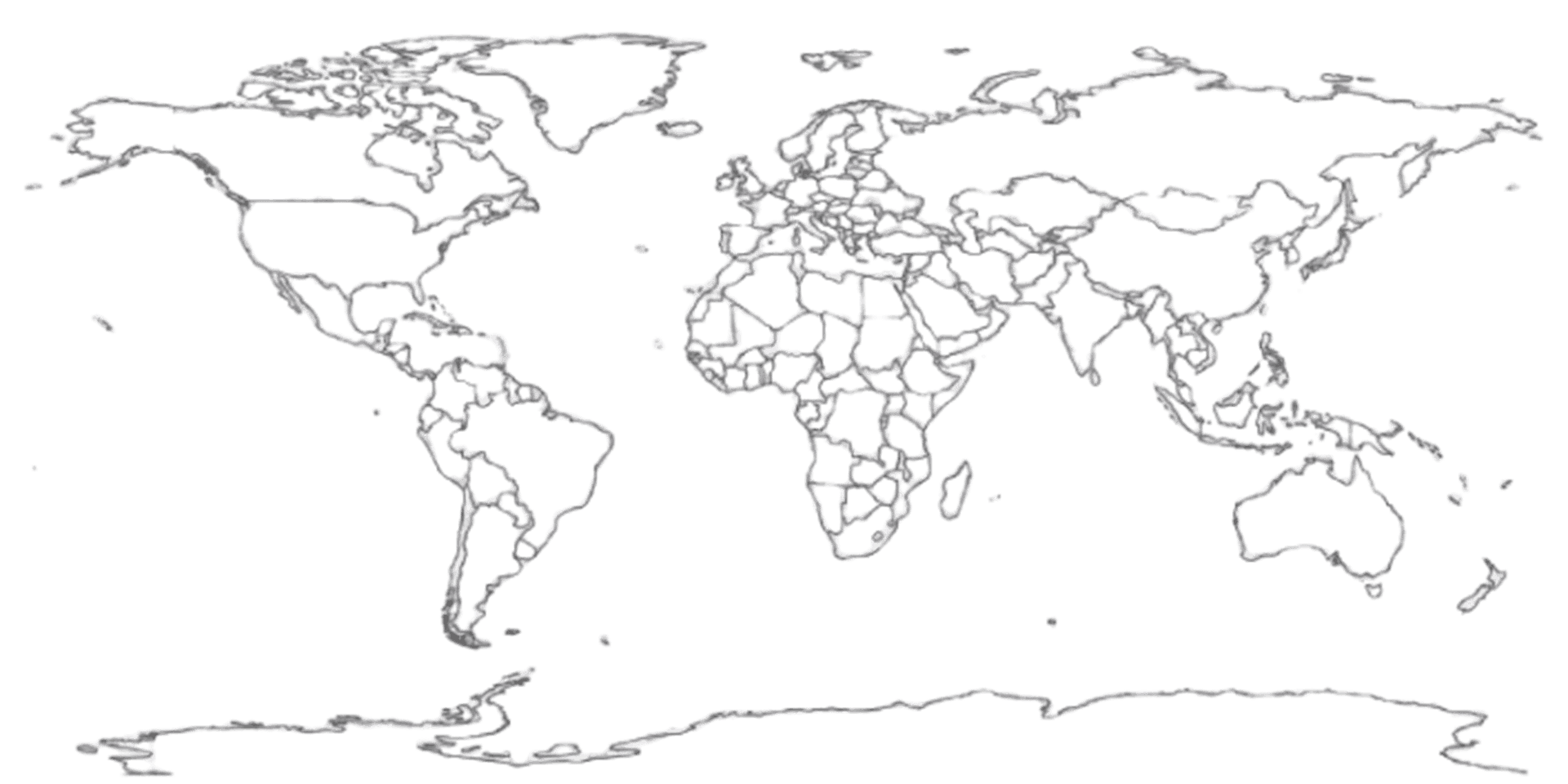 World map highlighting LXN Global Exim's export regions